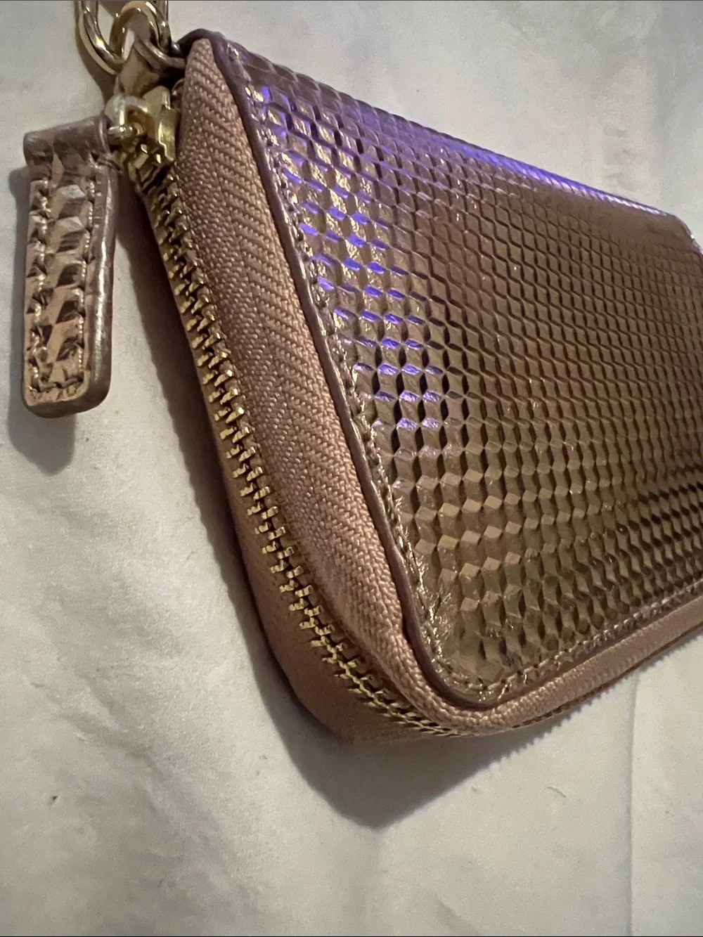 Tory Burch shiny metallic